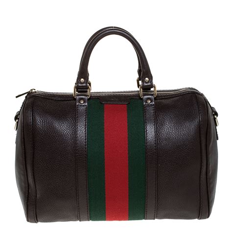 gucci boston bag brown leather|gucci dionysus crocodile leather.